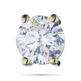 Подвеска из желтого золота с бриллиантом э0301пд02121100