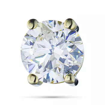 Подвеска из желтого золота с бриллиантом э0301пд02121100