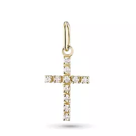 Подвеска из желтого золота с бриллиантом э0301пд02180100