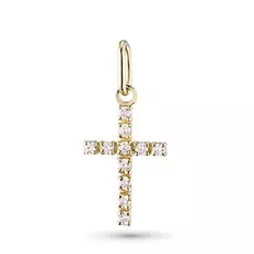 Подвеска из желтого золота с бриллиантом э0301пд02180100