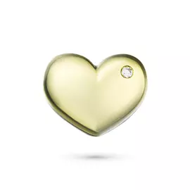 Подвеска из желтого золота с бриллиантом э0301пд02188700