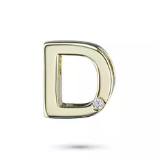 Подвеска из желтого золота с бриллиантом э0301пд04202911