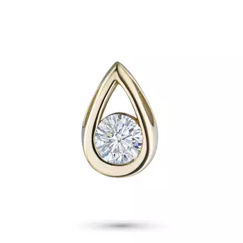 Подвеска из желтого золота с бриллиантом э0301пд04203117