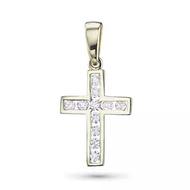 Подвеска из желтого золота с бриллиантом э0301пд05163200