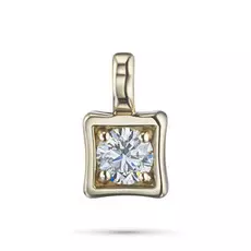 Подвеска из желтого золота с бриллиантом э0301пд07200217