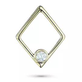 Подвеска из желтого золота с бриллиантом э0301пд07210873