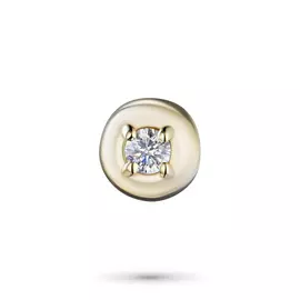 Подвеска из желтого золота с бриллиантом э0301пд08070700