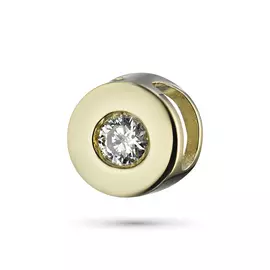 Подвеска из желтого золота с бриллиантом э0301пд10153000