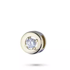 Подвеска из желтого золота с бриллиантом э0301пд11172000