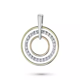 Подвеска из желтого золота с бриллиантом э1201пд05192700