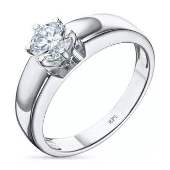 Помолвочное кольцо из белого золота э0912кц04082400_white