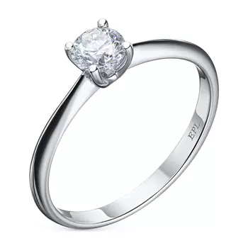 Помолвочное кольцо из белого золота э0912кц04164200_white