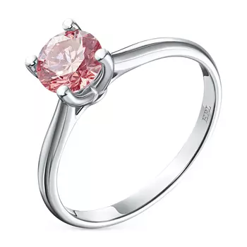 Помолвочное кольцо из белого золота э0912кц06200857_pink