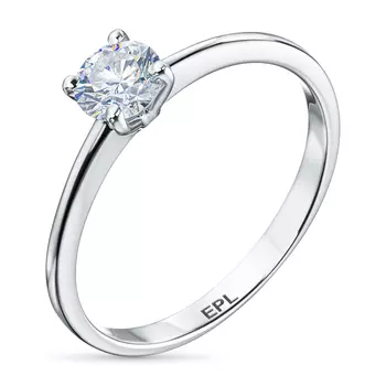 Помолвочное кольцо из белого золота э4012кц07132200_white