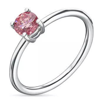 Помолвочное кольцо из белого золота э4012кц08210868_pink