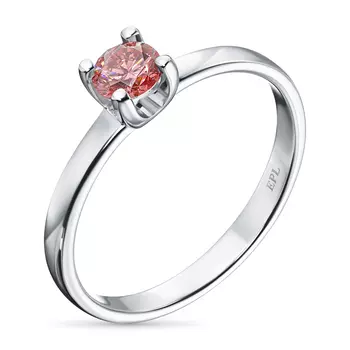 Помолвочное кольцо из белого золота э4012кц10161700_pink