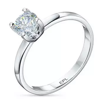 Помолвочное кольцо из белого золота э4012кц10161700_white