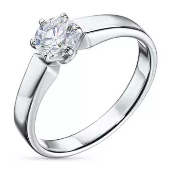 Помолвочное кольцо из белого золота э4712кц05166200_white