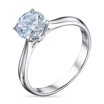 Помолвочное кольцо из белого золота э4712кц11210862_white