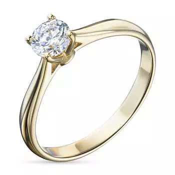 Помолвочное кольцо из желтого золота э0312кц11210862