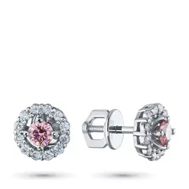 Пусеты из белого золота э0912пс03200022