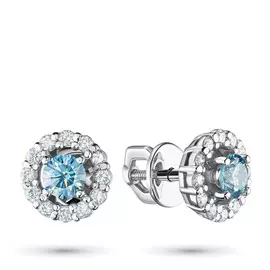 Пусеты из белого золота э0912пс03200022