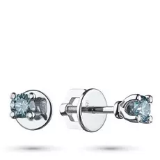 Пусеты из белого золота э0912пс04190800