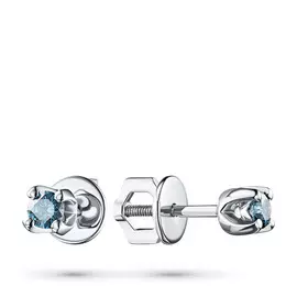 Пусеты из белого золота э0912пс07190190