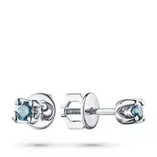 Пусеты из белого золота э0912пс07190190