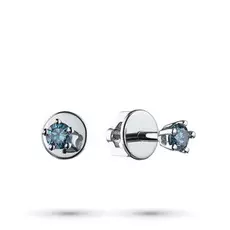 Пусеты из белого золота э0912пс07190260