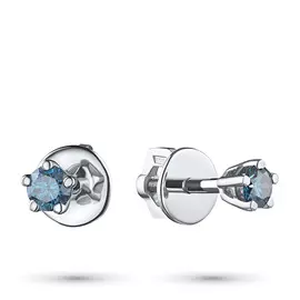 Пусеты из белого золота э0912пс07190390