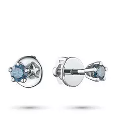 Пусеты из белого золота э0912пс0719039_blue