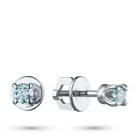 Пусеты из белого золота э0912пс08190220