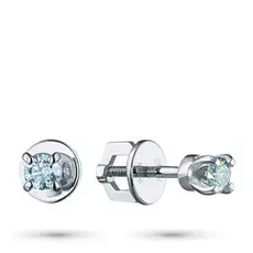 Пусеты из белого золота э0912пс0819022_blue