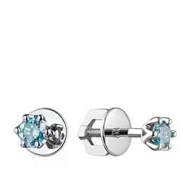 Пусеты из белого золота э0912пс08190340