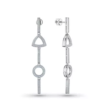 Пусеты из белого золота э4012пс06240354_white