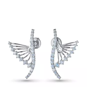 Пусеты из белого золота э4012пс06240376_white