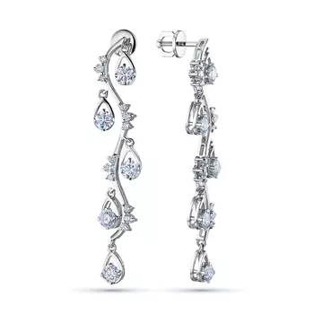 Пусеты из белого золота э4012пс07240358_white