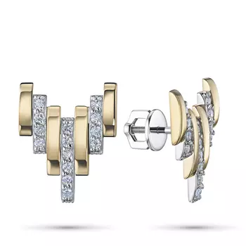 Пусеты из белого золота э4112пс06240363_white