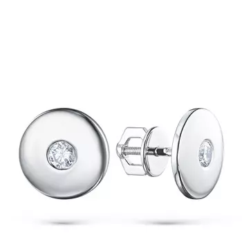 Пусеты из белого золота э4712пс03210854_white