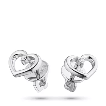 Пусеты из белого золота с бриллиантами э0901пс02182200