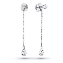 Пусеты из белого золота с бриллиантами э0901пс04181500