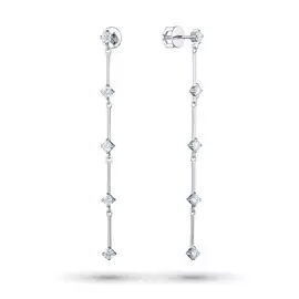 Пусеты из белого золота с бриллиантом э0901пс08175900