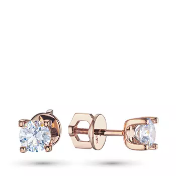 Пусеты из красного золота э0212пс06200852_white