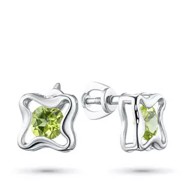 Пусеты из серебра э0611пс04200329