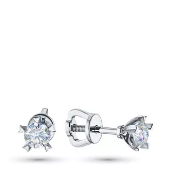 Пусеты из серебра э0612пс01199000_white