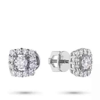 Пусеты из серебра э0612пс02181600