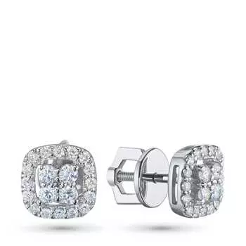 Пусеты из серебра э0612пс03174000_white