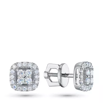 Пусеты из серебра э0612пс03174000_white