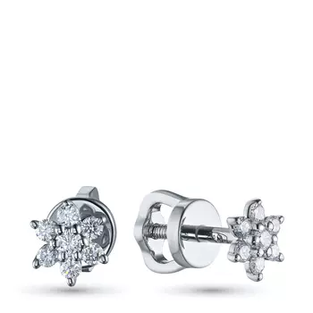 Пусеты из серебра э0612пс04164400_white